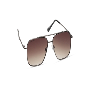 Image 2 of Brown Navigator Prescription Sunglasses for Men and Women from Fastrack Available at Titan Eye+