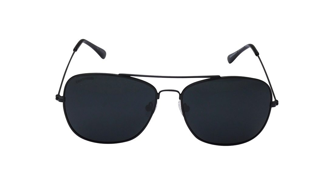 Image 1 of Black Aviator Prescription Sunglasses for Men and Women from Fastrack Available at Titan Eye+
