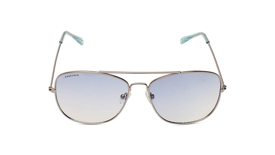 Image 1 of Blue Aviator Prescription Sunglasses for Men and Women from Fastrack Available at Titan Eye+