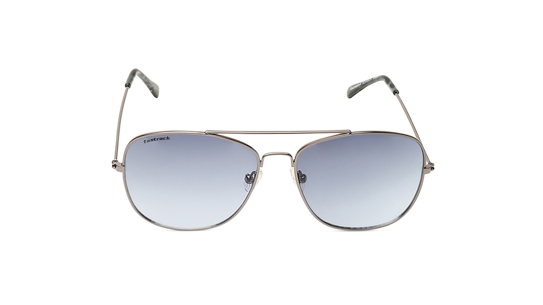 Image 1 of Grey Navigator Prescription Sunglasses for Men and Women from Fastrack Available at Titan Eye+