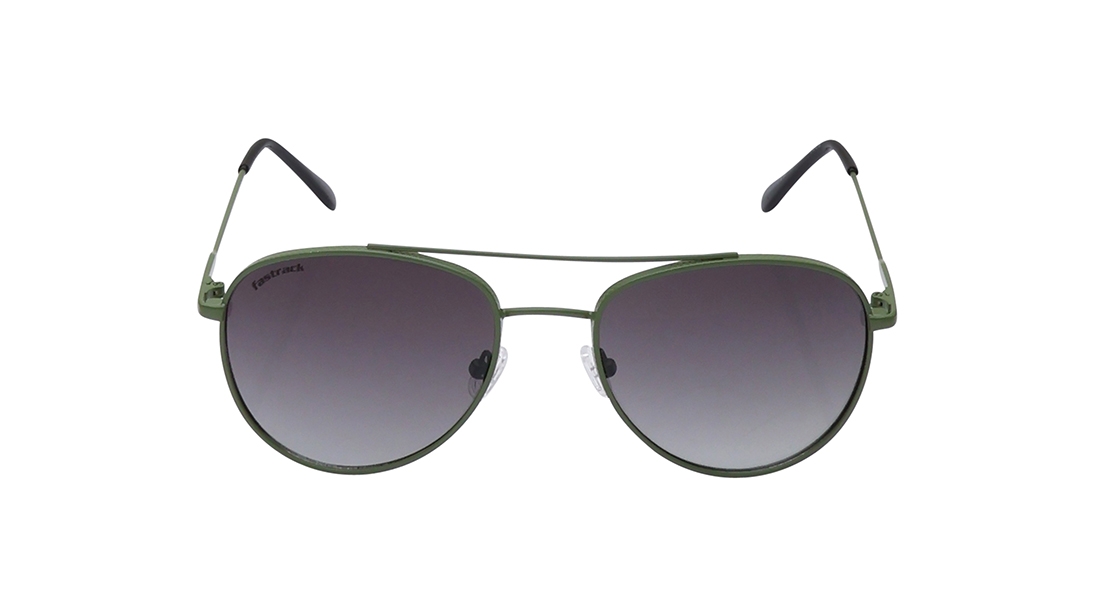 Image 1 of Grey Aviator Prescription Sunglasses for Men and Women from Fastrack Available at Titan Eye+