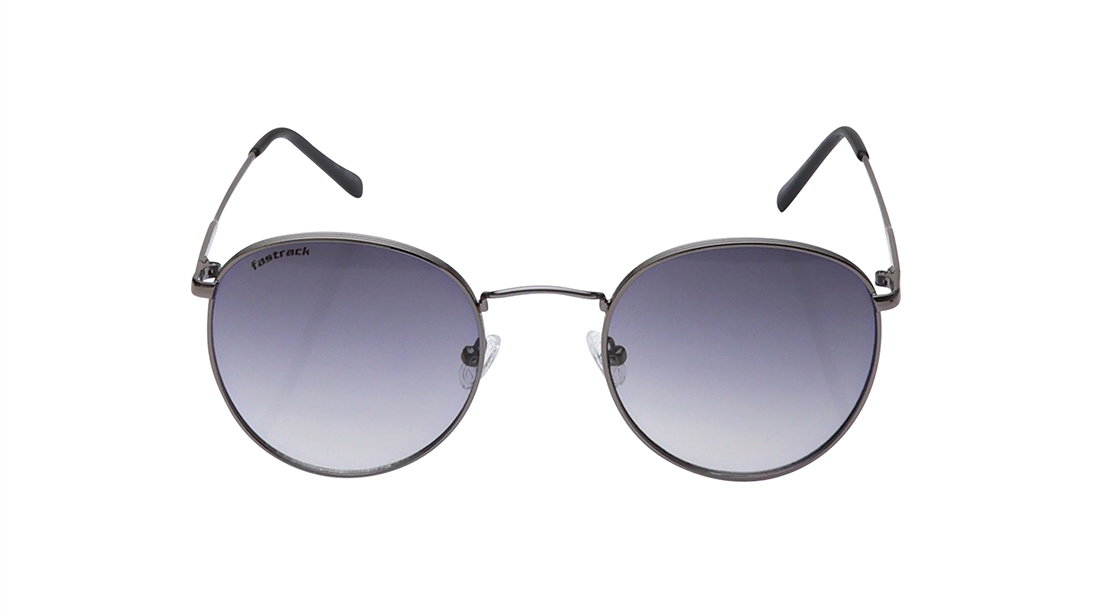 Image 1 of Grey Round Prescription Sunglasses for Men and Women from Fastrack Available at Titan Eye+