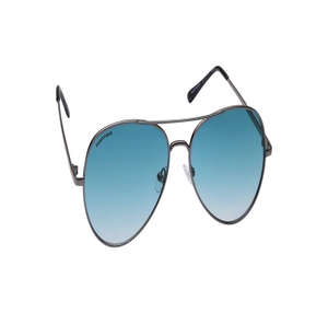 Image 2 of Blue Aviator Prescription Sunglasses for Men and Women from Fastrack Available at Titan Eye+