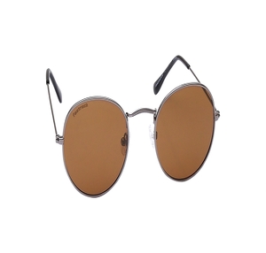 Image 2 of Brown Oval Prescription Sunglasses for Men and Women from Fastrack Available at Titan Eye+