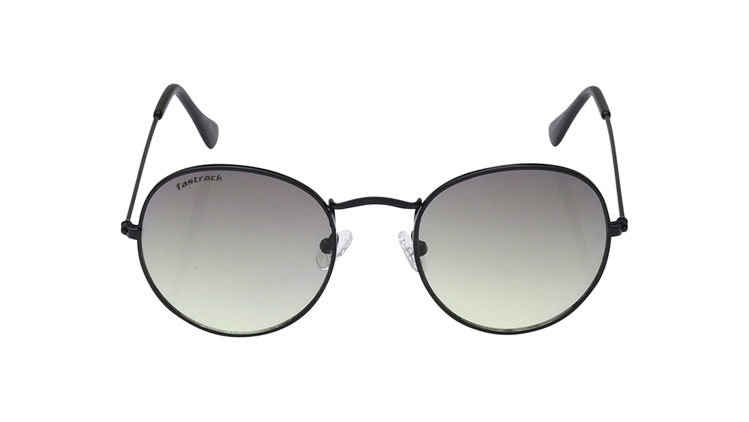 Image 1 of Grey Round Prescription Sunglasses for Men and Women from Fastrack Available at Titan Eye+