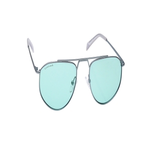Image 2 of Green Aviator Prescription Sunglasses for Men and Women from Fastrack Available at Titan Eye+