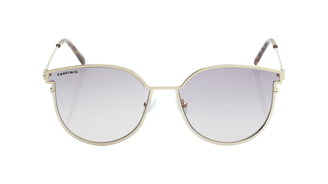 Image 1 of Grey Round Prescription Sunglasses for Women from Fastrack Available at Titan Eye+