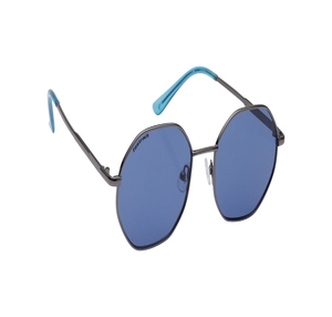 Image 2 of Blue Hexagon Prescription Sunglasses for Women from Fastrack Available at Titan Eye+