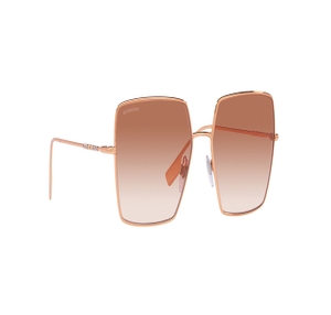 Image 2 of Brown Square Sunglasses for Women from Burberry Available at Titan Eye+