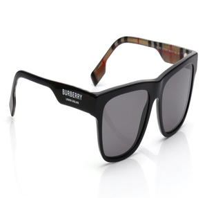 Image 2 of Black Square Sunglasses for Men from Burberry Available at Titan Eye+