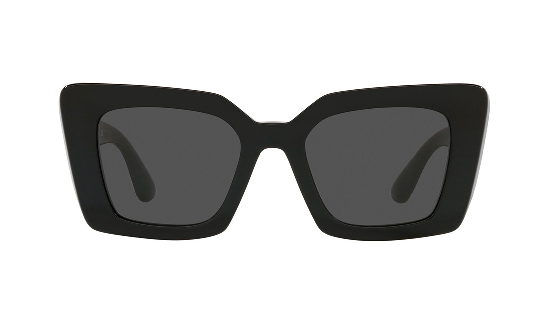Image 1 of Black Square Sunglasses for Women from Burberry Available at Titan Eye+