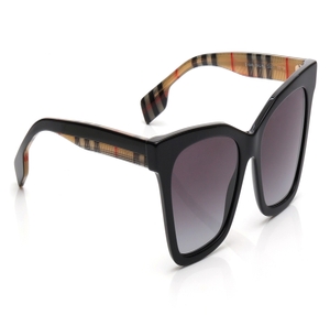 Image 2 of Grey CatEye Sunglasses for Women from Burberry Available at Titan Eye+