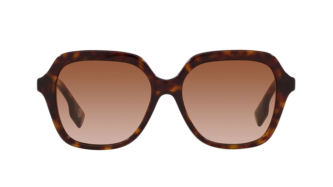 Image 1 of Brown Butterfly Sunglasses for Women from Burberry Available at Titan Eye+