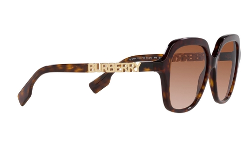 Image 2 of Brown Butterfly Sunglasses for Women from Burberry Available at Titan Eye+