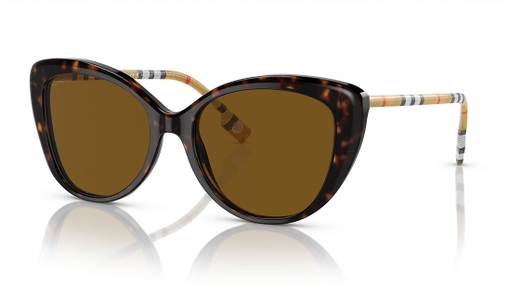 Image 2 of Brown CatEye Sunglasses for Women from Burberry Available at Titan Eye+