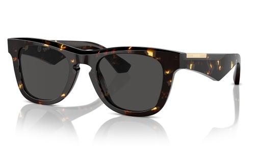 Image 2 of Black Wayfarer Sunglasses for Men from Burberry Available at Titan Eye+