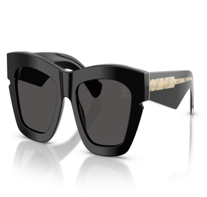 Image 2 of Black CatEye Sunglasses for Women from Burberry Available at Titan Eye+