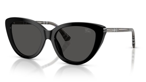Image 2 of Black CatEye Sunglasses for Women from Burberry Available at Titan Eye+