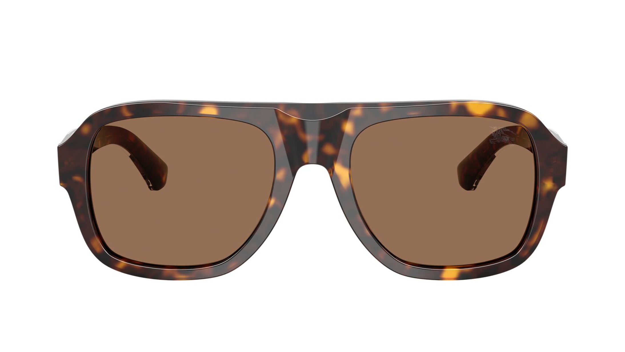 Image 1 of Brown Aviator Sunglasses for Men from Burberry Available at Titan Eye+