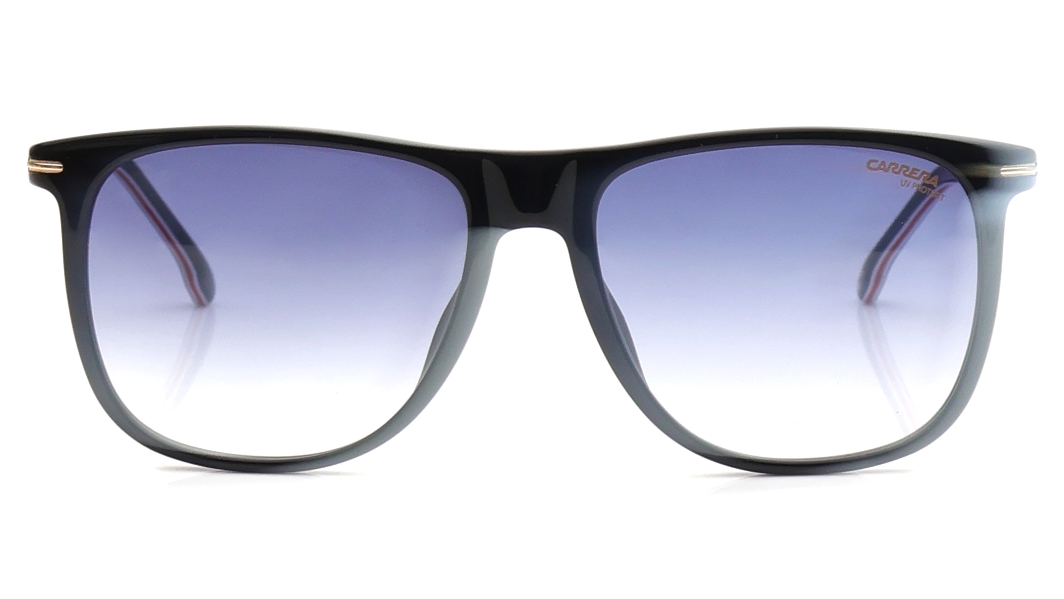 Image 1 of Blue Wayfarer Sunglasses for Men from Carrera Available at Titan Eye+