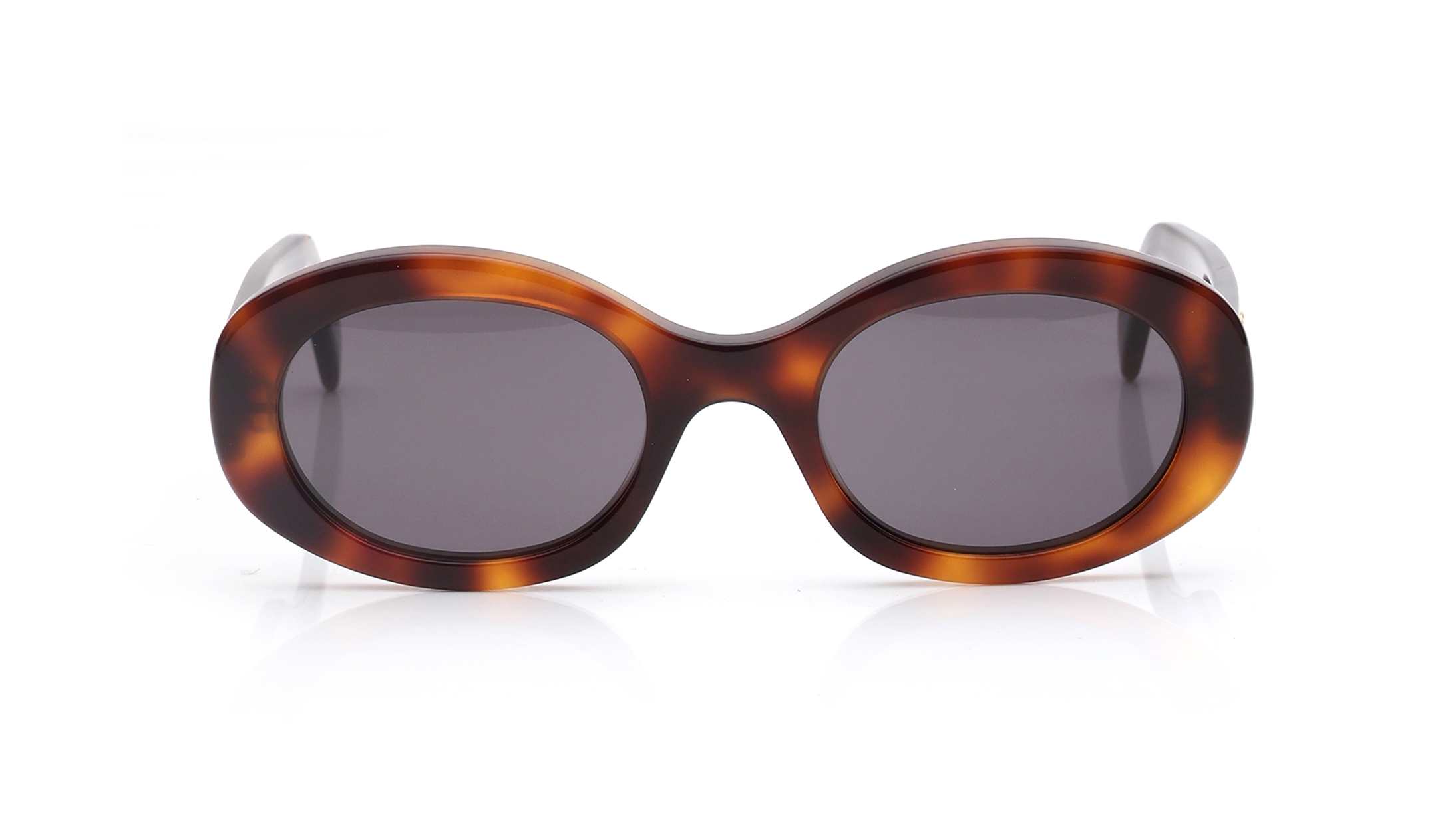 Image 1 of Grey Oval Sunglasses for WOMEN from Celine Available at Titan Eye+