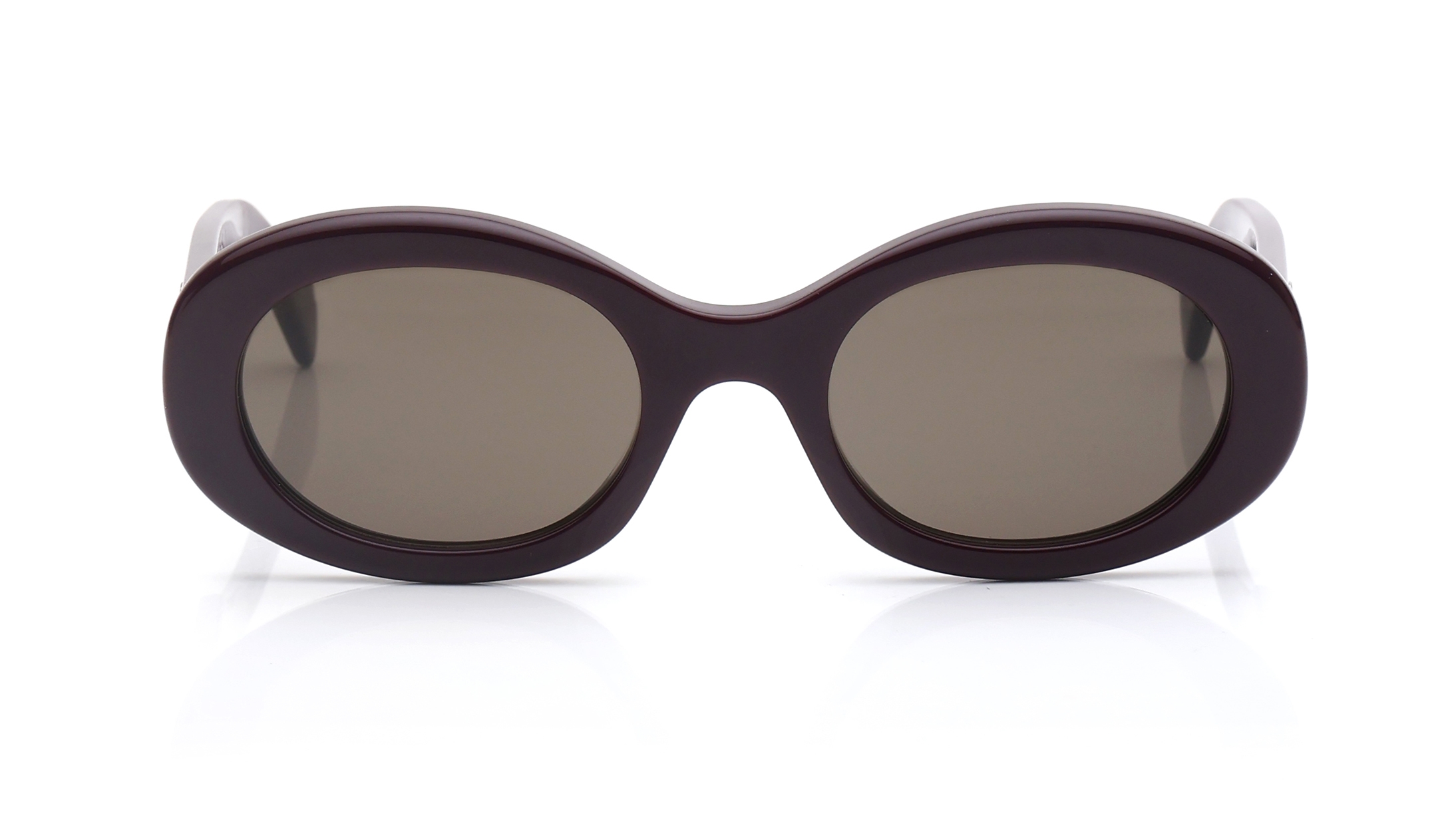 Image 1 of Grey Oval Sunglasses for WOMEN from Celine Available at Titan Eye+