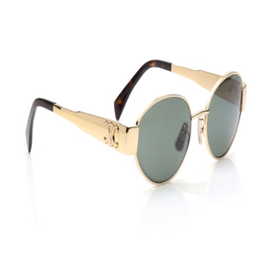 Image 2 of Green Round Sunglasses for WOMEN from Celine Available at Titan Eye+
