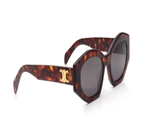 Image 2 of Grey Geometric Sunglasses for Women from Celine Available at Titan Eye+