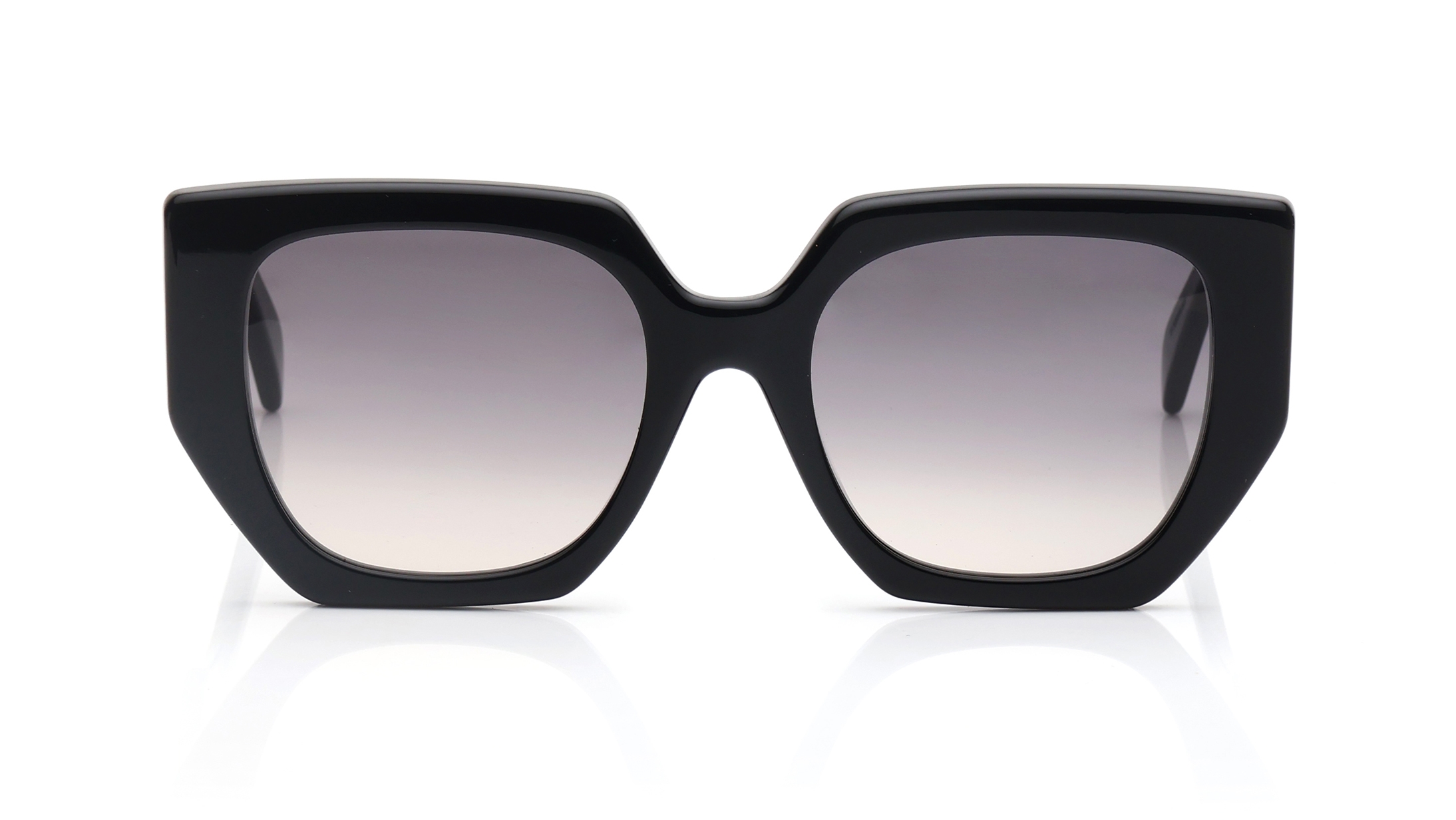 Image 1 of Brown Geometric Sunglasses for Women from Celine Available at Titan Eye+