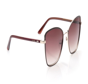 Image 2 of Red CatEye Sunglasses for Women from Calvin Klein Available at Titan Eye+