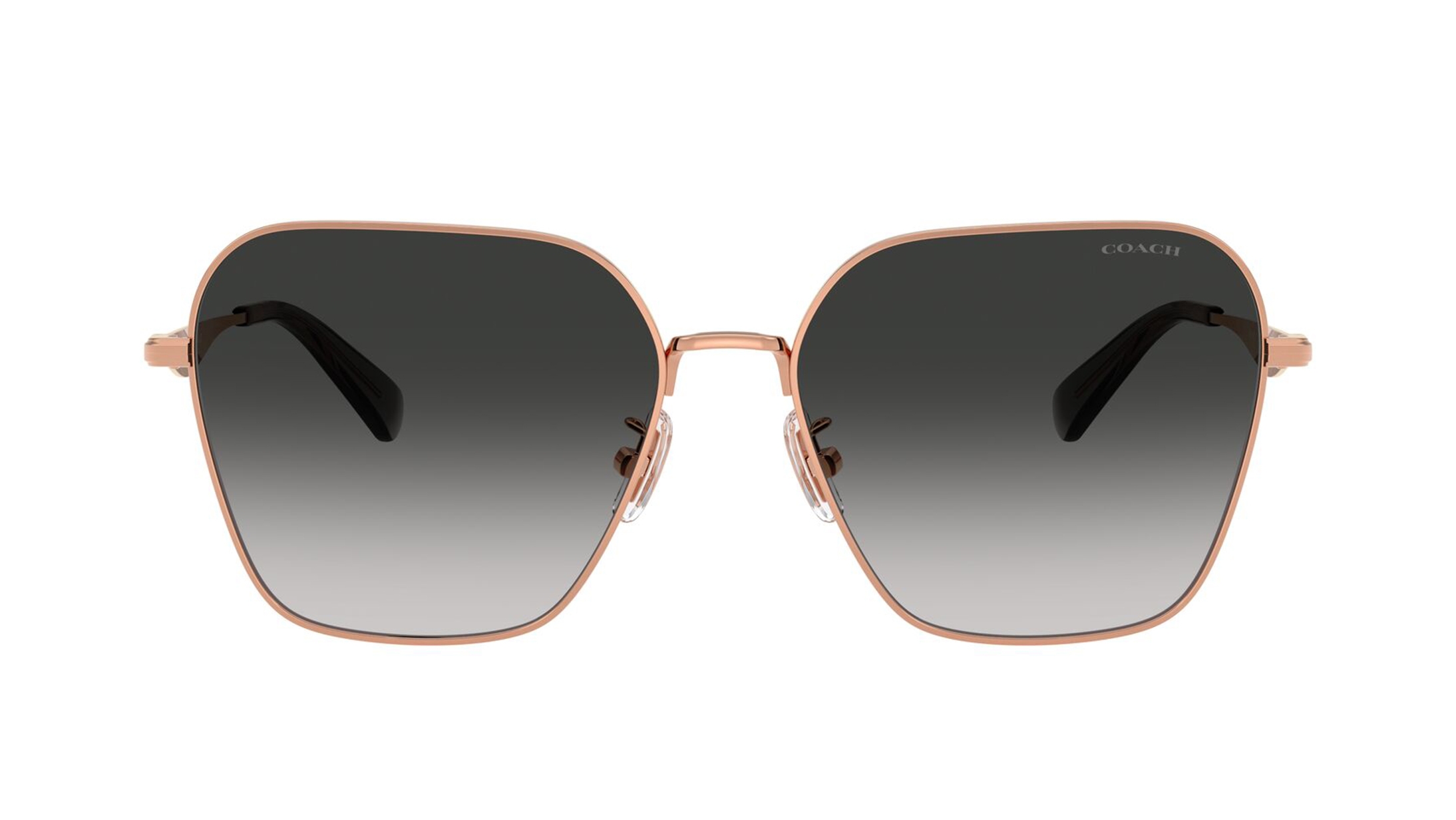 Image 1 of Grey Irregular Sunglasses for Women from Coach Available at Titan Eye+