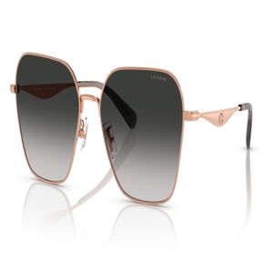 Image 2 of Grey Irregular Sunglasses for Women from Coach Available at Titan Eye+