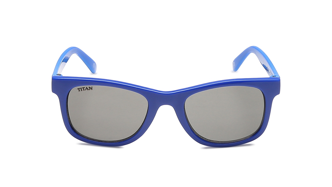 Image 1 of Grey Wayfarer Sunglasses for Kids from Dash Available at Titan Eye+