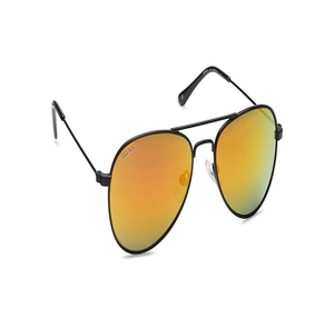 Image 2 of Orange Aviator Sunglasses for Kids from Dash Available at Titan Eye+