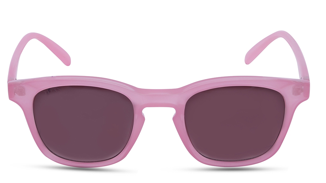 Image 1 of Purple Wayfarer Sunglasses for Kids from Dash Available at Titan Eye+