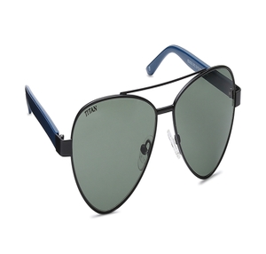 Image 2 of Green Aviator Sunglasses for Kids from Dash Available at Titan Eye+