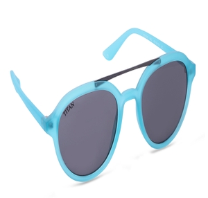Image 2 of Grey Round Sunglasses for Kids from Dash Available at Titan Eye+