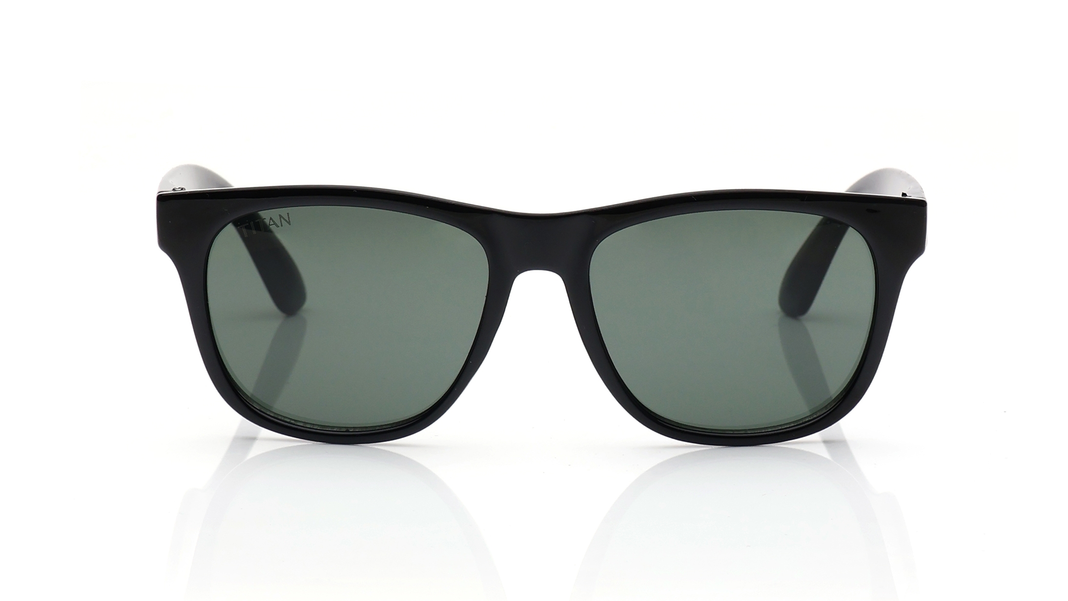 Image 1 of Green Wayfarer Sunglasses for Kids from Fastrack Available at Titan Eye+