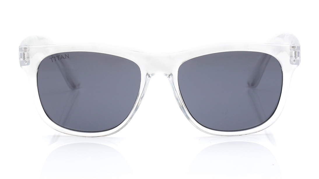 Image 1 of Black Wayfarer Sunglasses for Kids from Dash Available at Titan Eye+