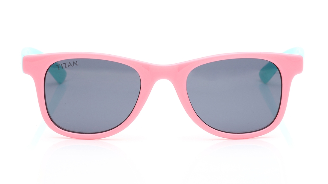 Image 1 of Grey Wayfarer Sunglasses for Kids from Dash Available at Titan Eye+