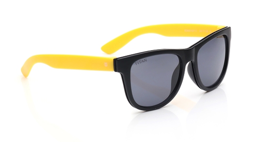 Image 2 of Grey Wayfarer Sunglasses for Kids from Dash Available at Titan Eye+