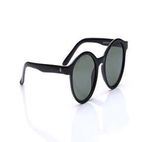Image 2 of Green Round Polarized Sunglasses for Kids from Dash Available at Titan Eye+