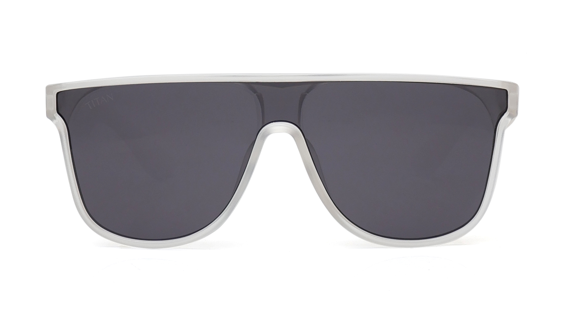 Image 1 of Smoke Aviator Sunglasses for Kids from Dash Available at Titan Eye+