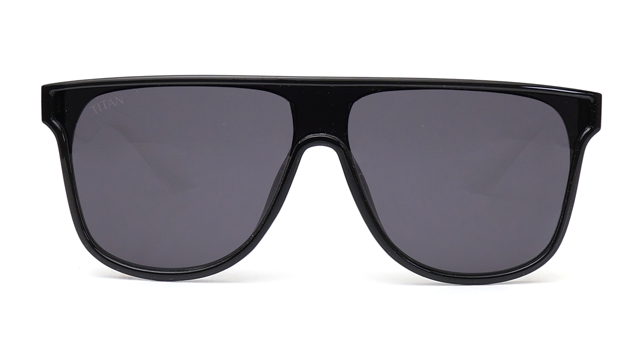 Image 1 of Smoke Aviator Sunglasses for Boys from Dash Available at Titan Eye+