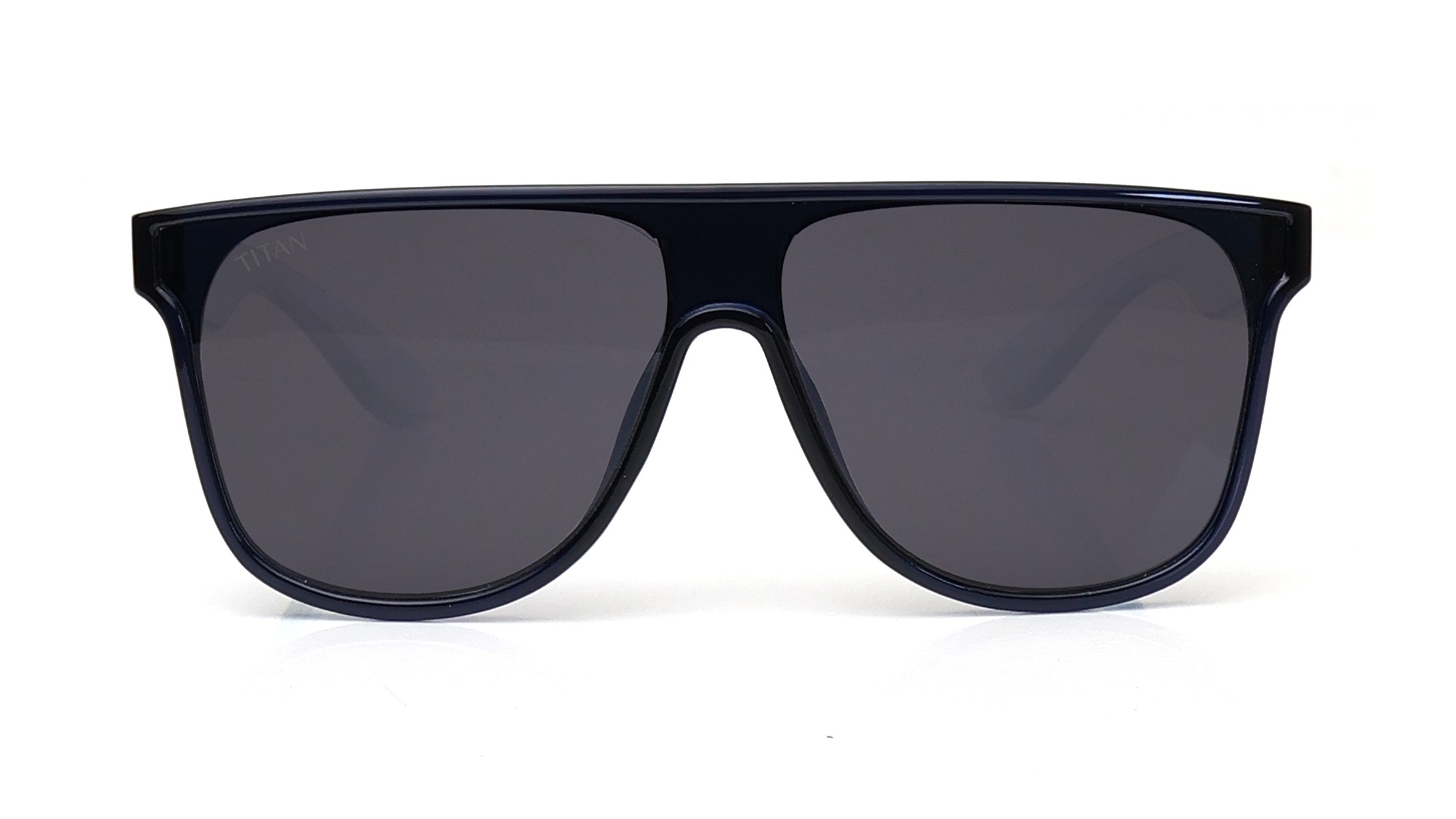 Image 1 of Smoke Aviator Sunglasses for Boys from Dash Available at Titan Eye+