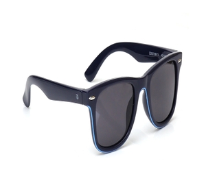 Image 2 of Smoke Wayfarer Sunglasses for Boys from Dash Available at Titan Eye+