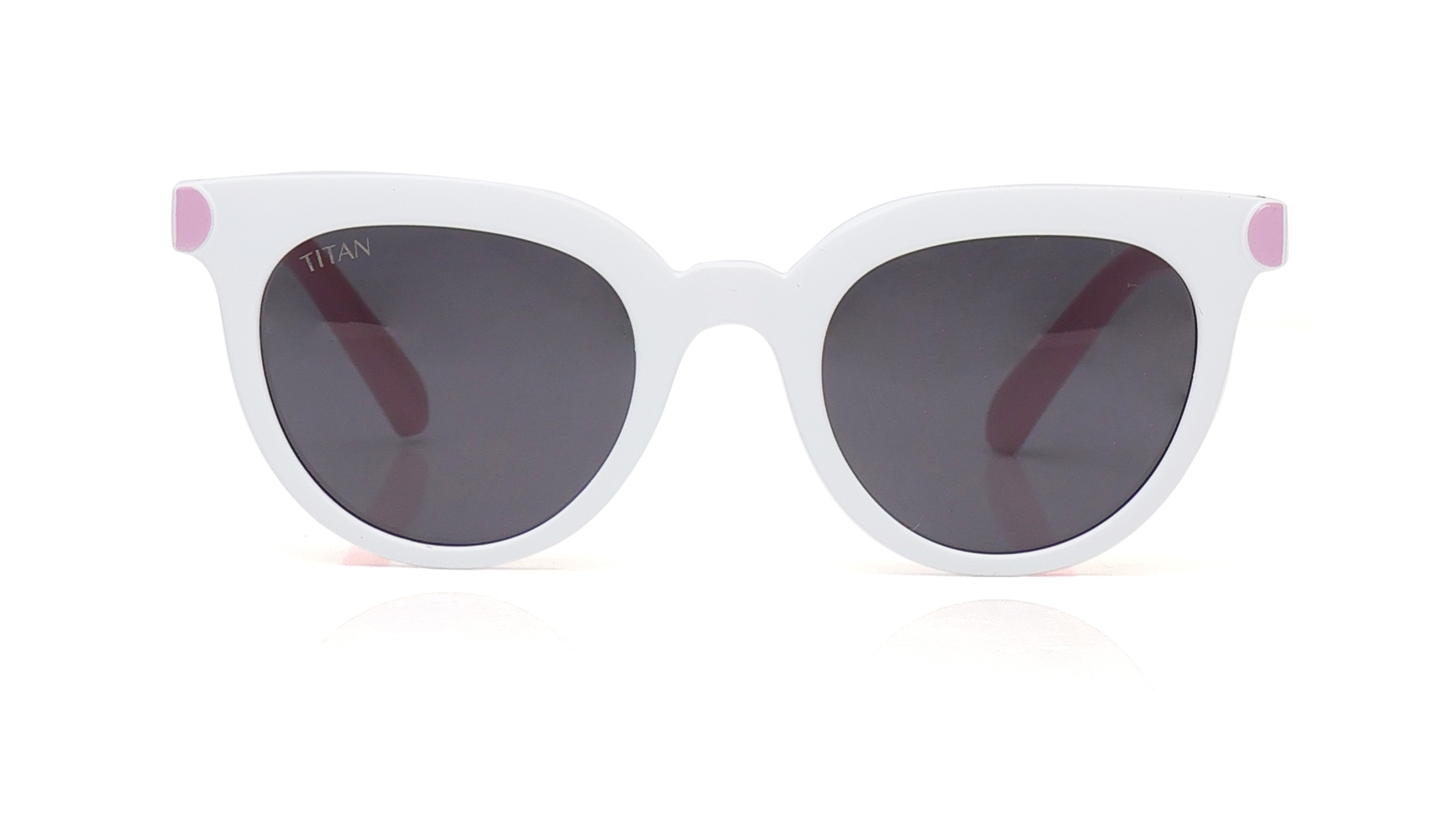 Image 1 of Smoke CatEye Sunglasses for Girls from Dash Available at Titan Eye+