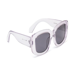 Image 2 of Smoke Oval Sunglasses for Girls from Dash Available at Titan Eye+