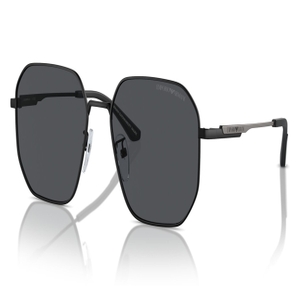 Image 2 of Black Hexagon Sunglasses for Men from Emporio Armani Available at Titan Eye+