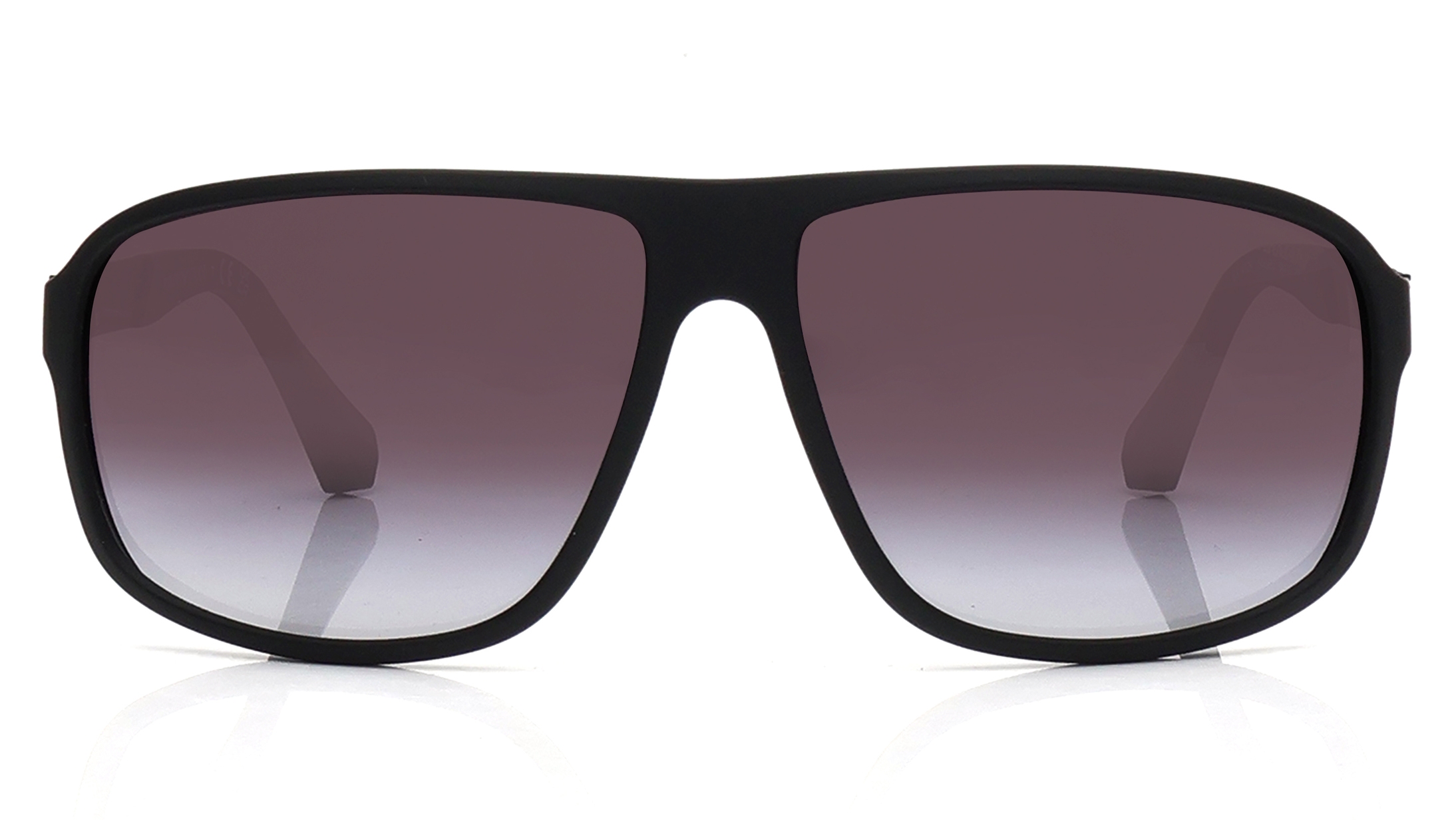 Image 1 of Purple Navigator Sunglasses for Men from Emporio Armani Available at Titan Eye+